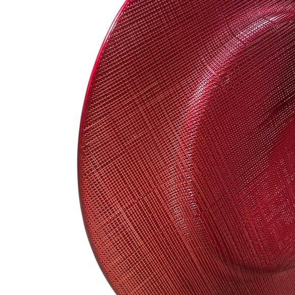 Set of 4 Villeroy & Boch Sparkle Vibrant Ruby Red 13.5” Glass Charger Plates - Picture 9 of 10